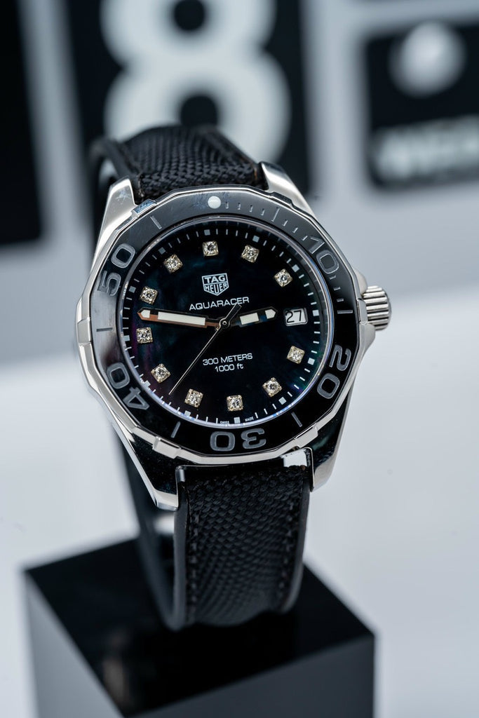 Tag Heuer Aquaracer Black Mother of Pearl Dial Watch for Women - WAY131M.FT6092