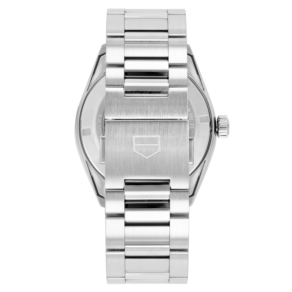 Tag Heuer Carrera Day Date Blue Dial Silver Steel Strap Watch for Women - WBN2012.BA0640