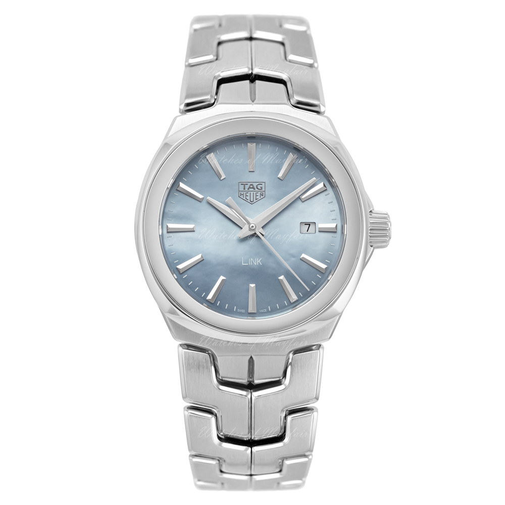 Tag Heuer Link Quartz Mother of Pearl Dial Silver Steel Strap Watch for Women - WBC1311.BA0600