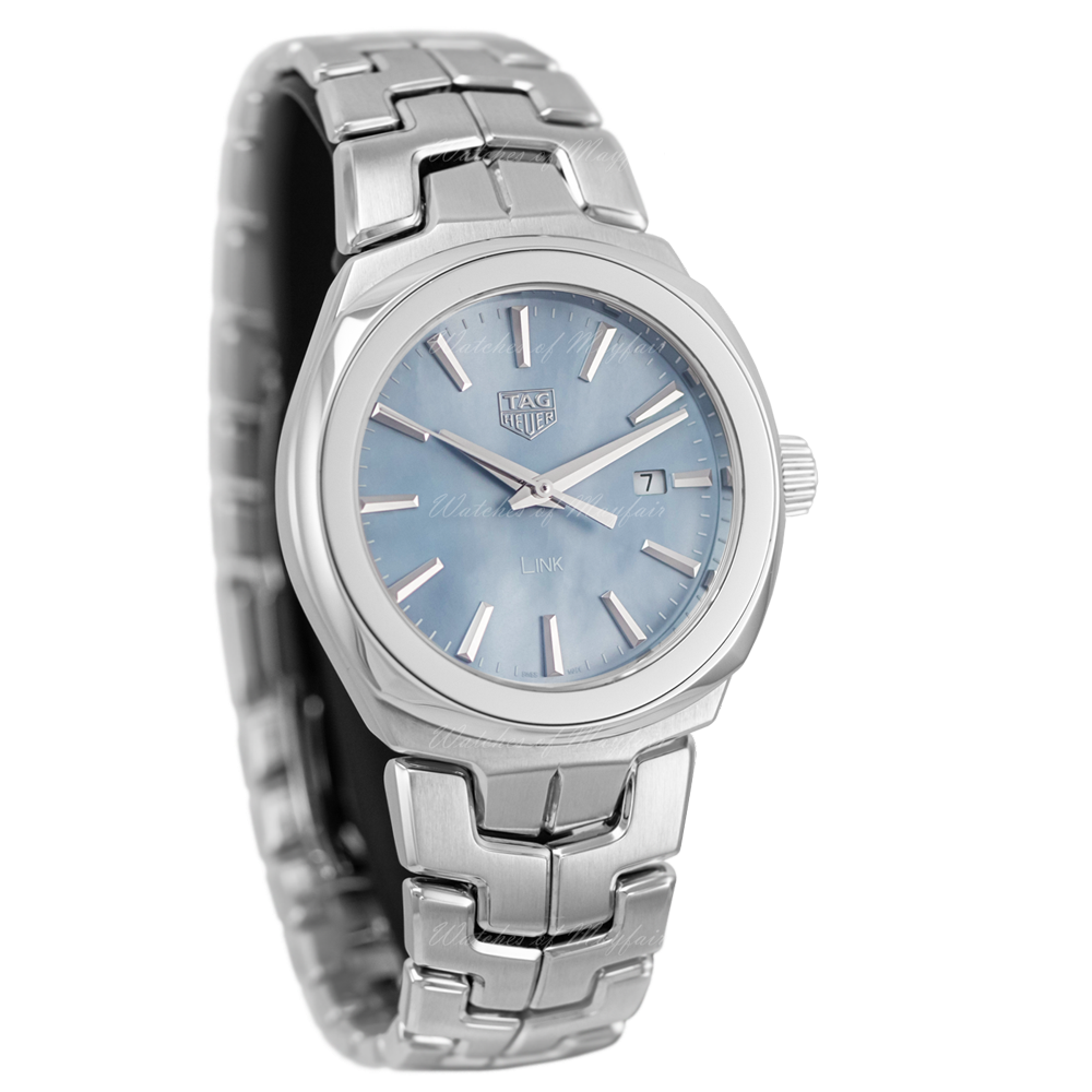 Tag Heuer Link Quartz Mother of Pearl Dial Silver Steel Strap Watch for Women - WBC1311.BA0600