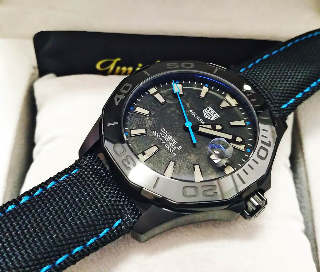 Tag Heuer Aquaracer Carbon Dial Watch for Men -  WBD218C.FC6447