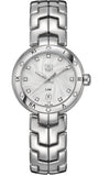 Tag Heuer Link Diamonds Silver Dial Silver Steel Strap Watch for Women - WAT1413.BA0954