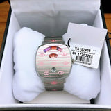 Gucci Grip Quartz Silver Dial Silver Steel Strap Watch For Women - YA157438