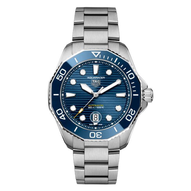 Tag Heuer Aquaracer Professional 300 Automatic Blue Dial Silver Steel Strap Watch for Men - WBP201B.BA0632