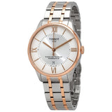 Tissot Chemin des Tourelles Powermatic 80 Silver Dial Two Tone Steel Strap Watch for Men - T099.407.22.038.02