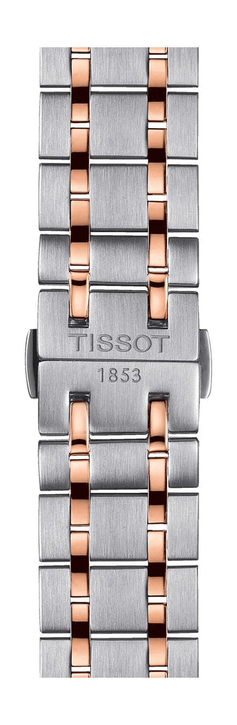 Tissot Chemin des Tourelles Powermatic 80 Silver Dial Two Tone Steel Strap Watch for Men - T099.407.22.038.02