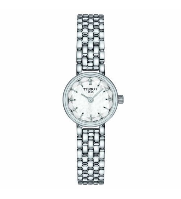 Tissot T Lovely Mother of Pearl Dial Silver Steel Strap Watch for Women - T140.009.11.111.00