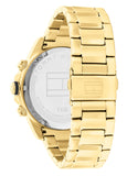 Tommy Hilfiger Lars Chronograph Gold Dial Gold Steel Strap Watch For Men - 1792060