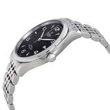 Tudor 1926 Automatic Black Dial Silver Steel Strap Watch for Men - M91650-0002