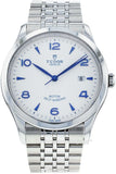 Tudor 1926 Automatic White Dial Silver Steel Strap Watch for Men - M91650-0005