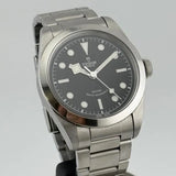 Tudor Black Bay Automatic Black Dial Silver Steel Strap Watch for Men - M79540-0001