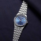 Tudor Royal Automatic Blue Dial Silver Steel Strap Watch for Men - M28600-0005