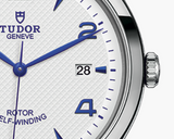 Tudor 1926 Automatic White Dial Silver Steel Strap Watch for Men - M91650-0005