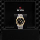 Tudor Royal Automatic Black Dial Two Tone Steel Strap Watch for Men - M28603-0003