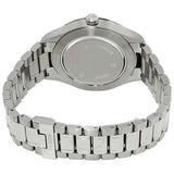 Tudor Style Automatic Black Dial Silver Steel Strap Watch for Men - M12710-0003