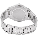 Tudor Style Automatic Diamonds Blue Dial Silver Steel Strap Watch for Men - M12710-0017