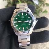 Tag Heuer Aquaracer Green Dial Watch for Men - WAY2015.BA0927