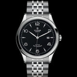 Tudor 1926 Automatic Black Dial Silver Steel Strap Watch for Men - M91650-0002