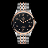 Tudor 1926 Automatic Diamonds Black Dial Two Tone Steel Strap Watch for Men - M91651-0004