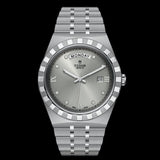 Tudor Royal Day Date Diamonds Automatic Silver Dial Silver Steel Strap Watch for Men - M28600-0002
