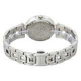 Versace Crystal Gleam Guilloche  Black Dial Silver Steel Strap Watch for Women - VAN030016
