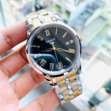 Tissot T Classic Dream Black Dial Two Tone Steel Strap Watch for Men - T033.410.22.053.01