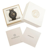Versace V-Race Analog Quartz Black Dial Two Tone Steel Strap Watch For Men - VEBV00619