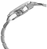 Guess Mini Prism Diamonds Silver Dial Silver Steel Strap Watch for Women - W12638L1