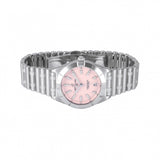 Breitling Chronomat 32 Diamonds Pink Dial Silver Steel Strap Watch for Women - A77310101K1A1