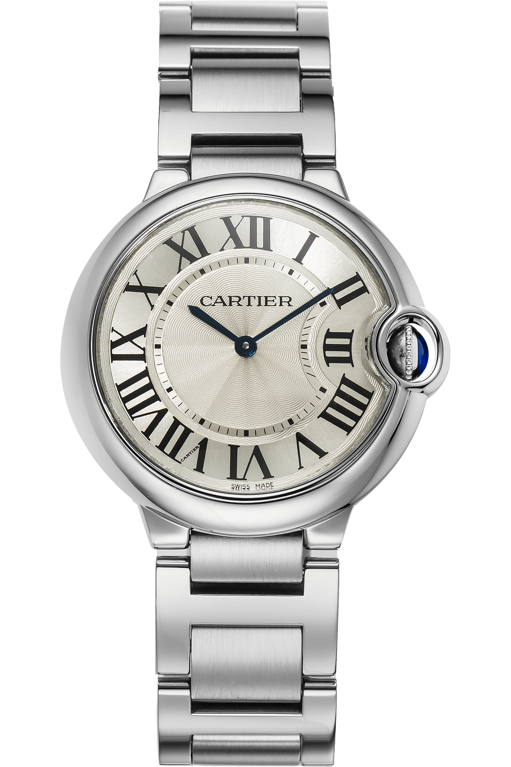 Cartier Ballon Bleu De Cartier Silver Dial Silver Steel  display picture 3