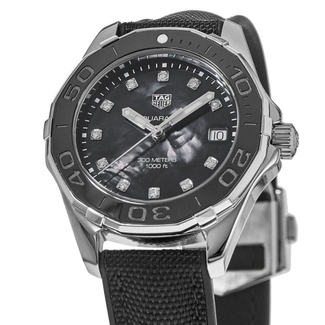 Tag Heuer Aquaracer Black Mother of Pearl Dial Watch for Women - WAY131M.FT6092