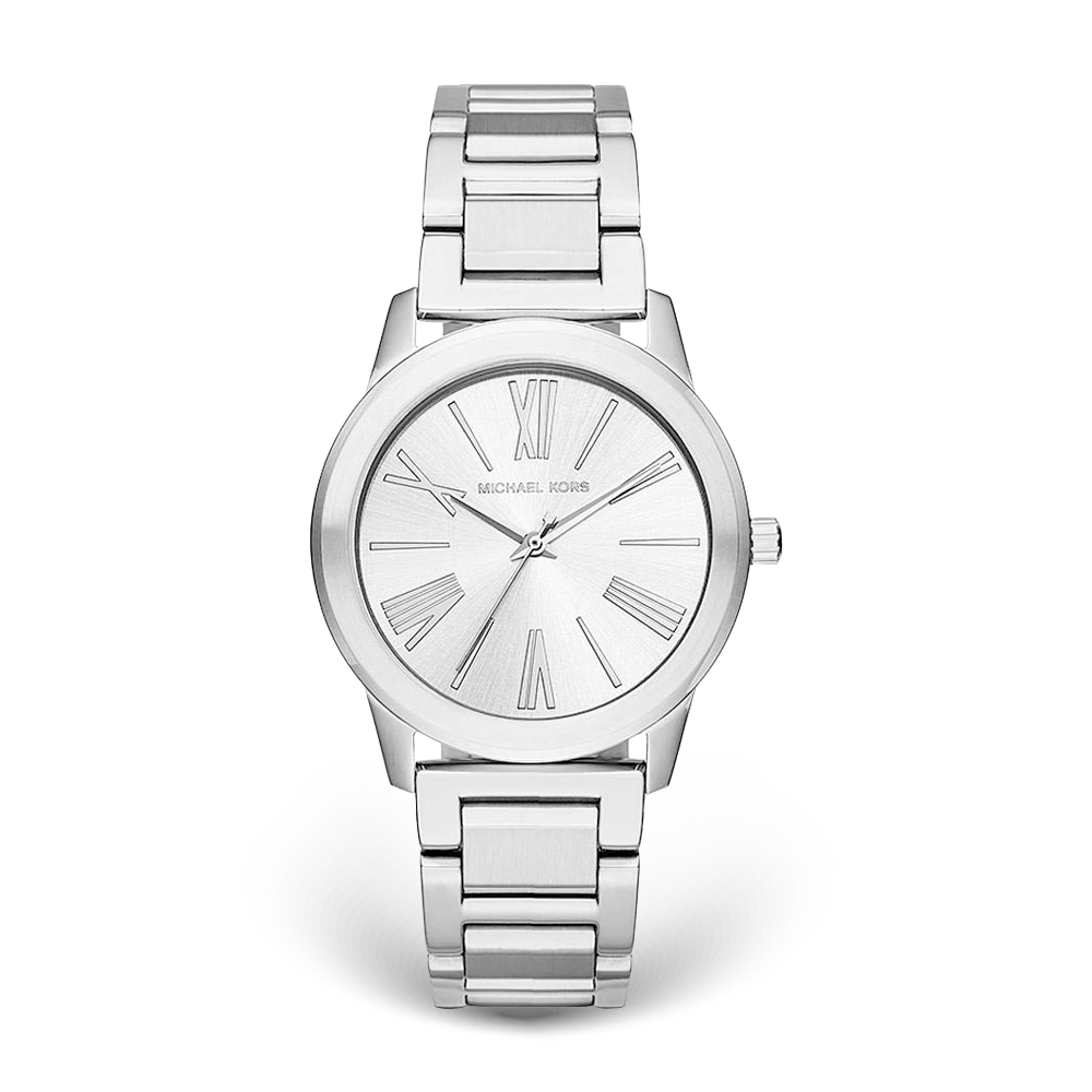 Michael Kors Hartman Quartz Silver Dial Silver Steel Strap Watch For Women - MK3489