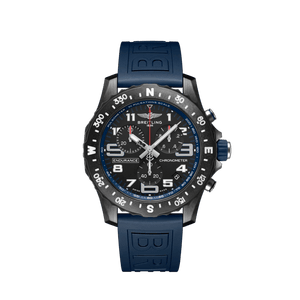 Breitling Endurance Pro Black Dial Blue Rubber Strap Watch for Men - X82310D51B1S1