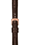 Tissot T Classic Carson White Dial Brown Leather Strap Watch For Women - T085.207.36.013.00