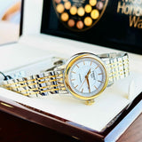 Tissot Carson Automatic Silver Dial Two Tone Steel Strap Watch For Women - T085.207.22.011.00