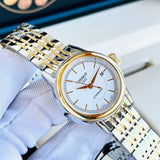 Tissot Carson Automatic Silver Dial Two Tone Steel Strap Watch For Women - T085.207.22.011.00