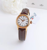 Tissot T Classic Carson White Dial Brown Leather Strap Watch For Women - T085.207.36.013.00