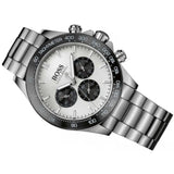 Hugo Boss Ikon White Dial Silver Steel Strap Watch for Men - 1512964