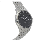 Omega De Ville Prestige Co-Axial Black Dial Silver Steel Strap Watch for Men - 424.10.40.20.01.001