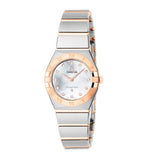 Omega Constellation Manhattan Quartz Diamonds Mother of Pearl Dial Two Tone Steel Strap Watch for Women - 131.20.25.60.55.001