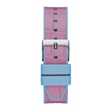 Guess Fusion Chronograph Pink Dial Pink Leather Strap Watch for Women - GW0553L5