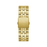 Guess Odyssey Multifunction Black Dial Gold Steel Strap Watch For Men - W1107G4