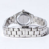 Marc Jacobs Tether Transparent Silver Dial Silver Steel Strap Watch for Women - MBM3416