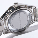 Marc Jacobs Tether Transparent Silver Dial Silver Steel Strap Watch for Women - MBM3416