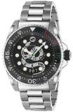 Gucci Dive Snake Black Dial Silver Steel Strap Watch For Men - YA136218