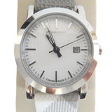 Burberry The City Silver Dial Multicolored Leather Strap Watch for Women - BU1873