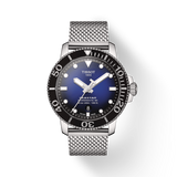 Tissot Seastar 1000 Powermatic 80 Blue Dial SIlver Mesh Bracelet Watch For Men - T120.407.11.041.02