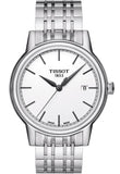 Tissot Carson Steel White Dial Silver Steel Strap Watch For Men - T085.410.11.011.00