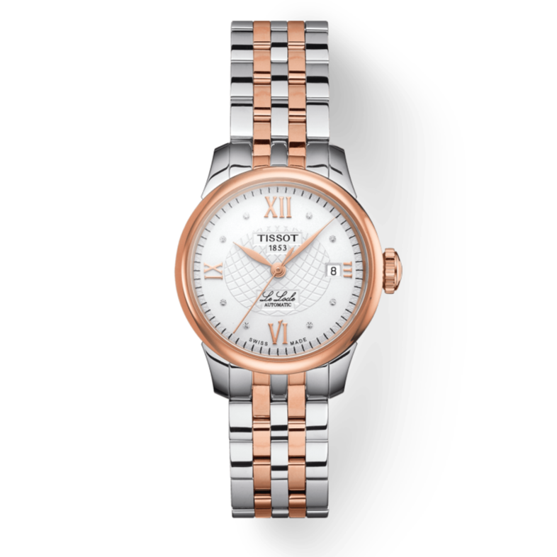 Tissot Le Locle Automatic Lady Silver Dial Two Tone Steel Strap Watch For Women - T41.2.183.16
