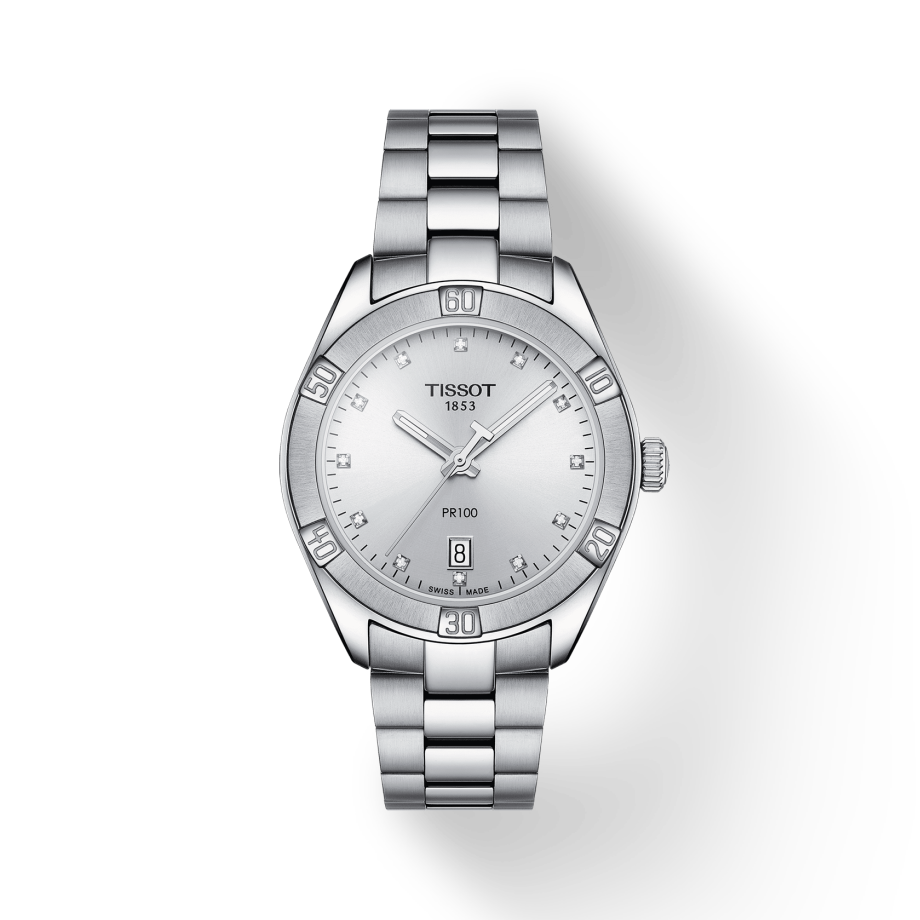 Tissot T Classic PR 100 Sport Chic Lady Watch For Women - T101.910.11.036.00